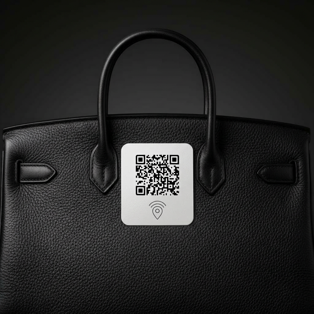 Findtag seal applied to luxury bags & resale
